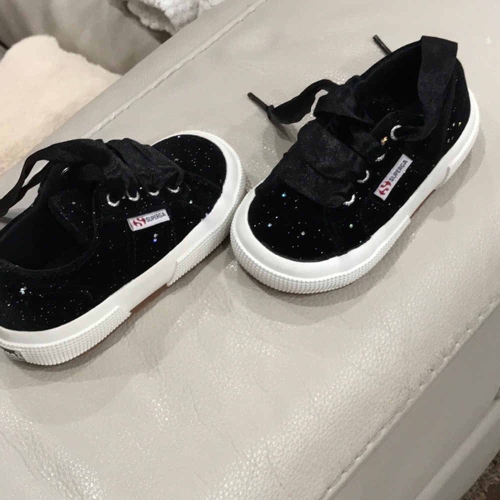 Superga Toddler Sparkle Velvet Shoes